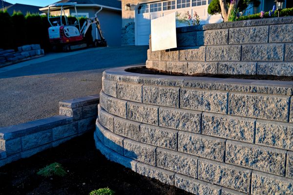 Stone Retaining Wall Repair in Saint Johns