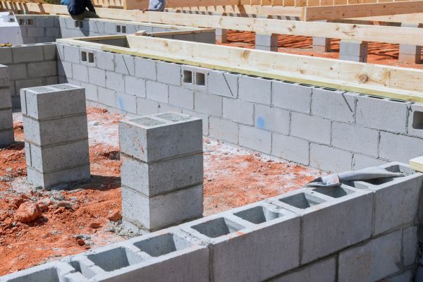 Cement Block Installation in Saint Johns