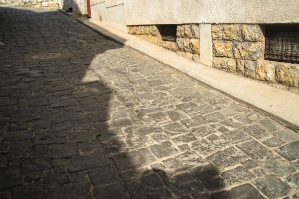Stone Sidewalk Repair in Saint Johns