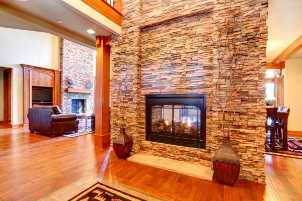 Stone Hearth Installation in Saint Johns